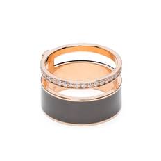 Repossi - Berbere diamantring i 18K roséguld - dam - lack/diamant/18K roséguld - 51 - Rosa