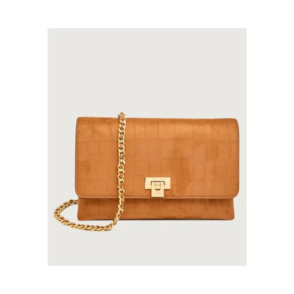 Elisabetta Franchi - Suede Axelremsväska Väskor - Dam - ONE Size - Läder