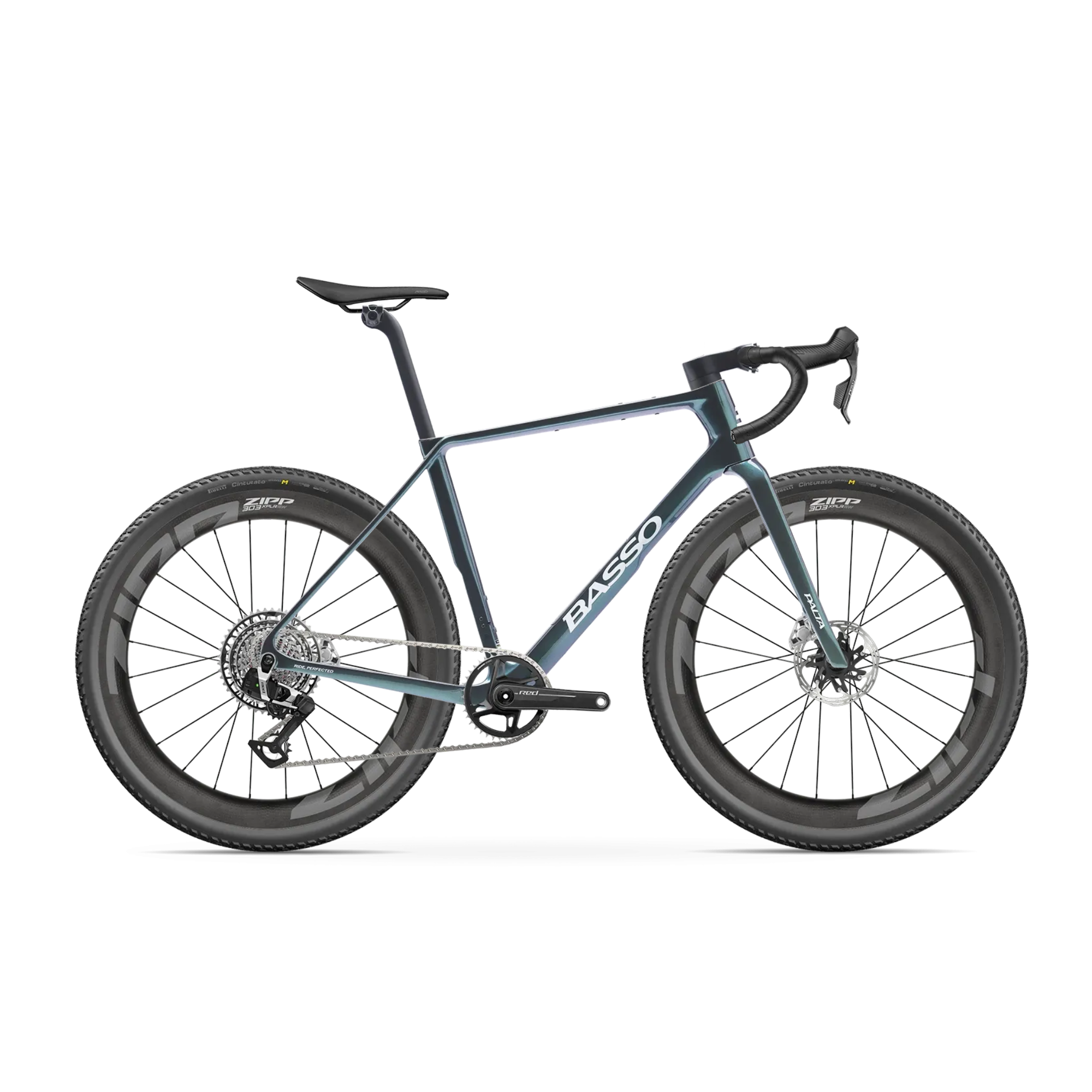 Palta III SRAM Red XPLR - Zipp 303 XPLR - Basso - Galaxy Dream / XXL / 440mm
