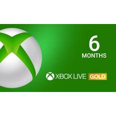 Xbox Live GOLD Subscription Card 6 Months - Standard