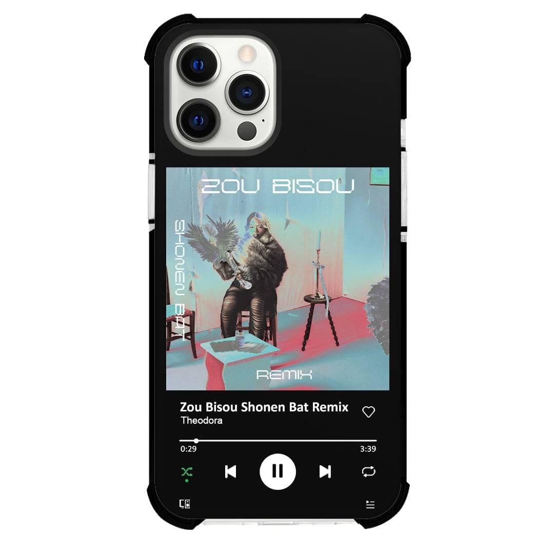 Theodora Phone Case For iPhone Samsung Galaxy Pixel OnePlus Vivo Xiaomi Asus Sony Motorola Nokia - Theodora Ft Jul Zou Bisou Shonen Bat Remix Spotify Library Poster