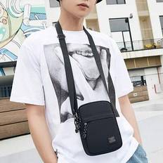 Fashion Chest Mini Men Minimalist Sling Bag Chest Bag Fanny Pack Bum Bag Waist Bag For Travel Sport Valentines Gift Dad Father Gift Summer College Bag - Multicolor - Black,Grey