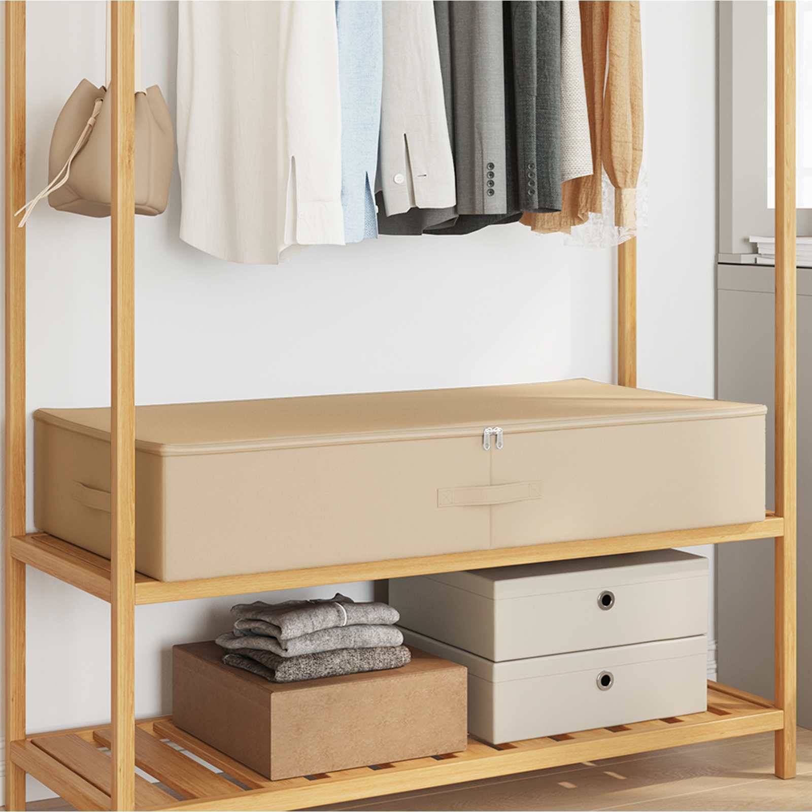 vidaXL Opbevaringskasse 24 stk. Ikke-vævet stof 90 x 48 x 15 cm 64,8 L