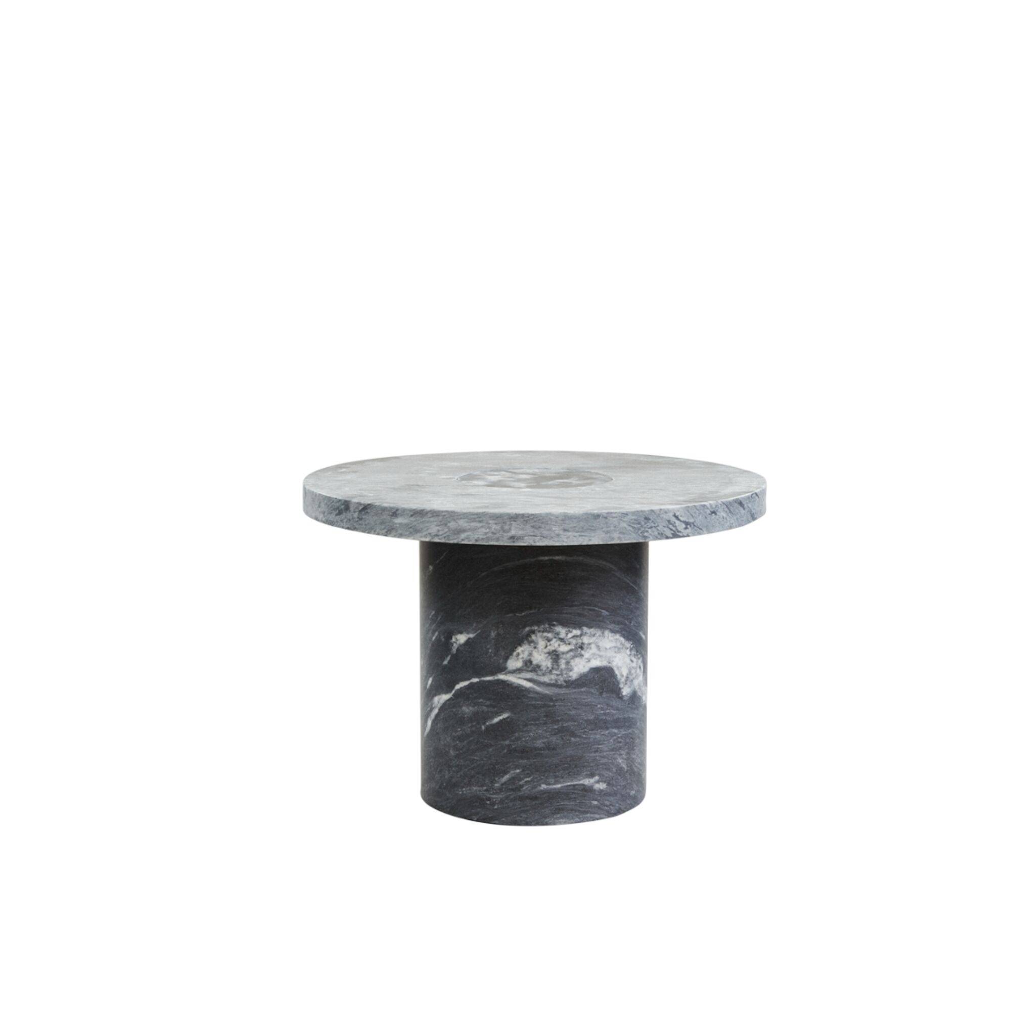 Sintra Sidebord/Sofabord Stor Sort Marmor.