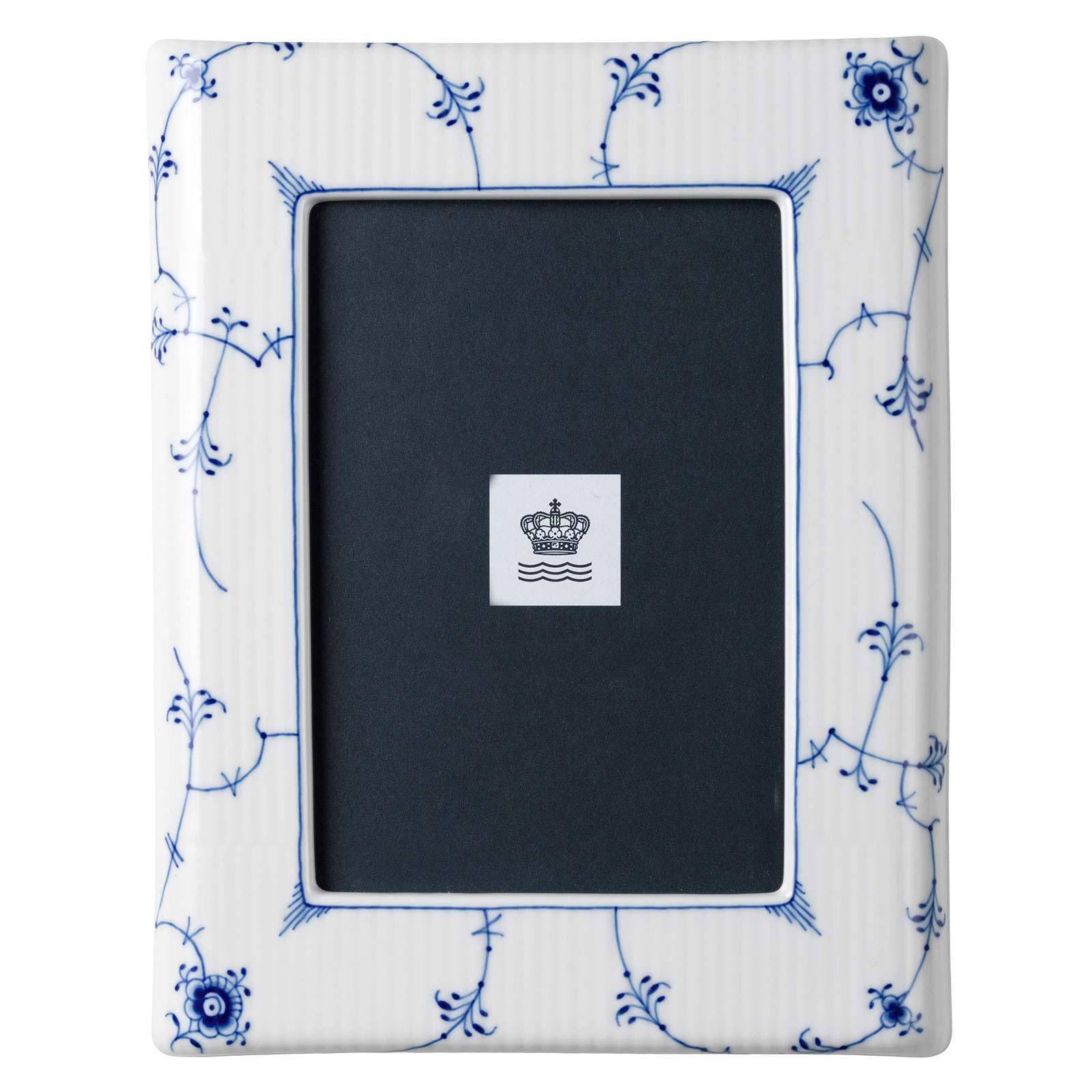 [Officiellt importerad] Royal Copenhagen Blå Blomster Slätt Fotoram, 16,5 x 21 cm, 1072399