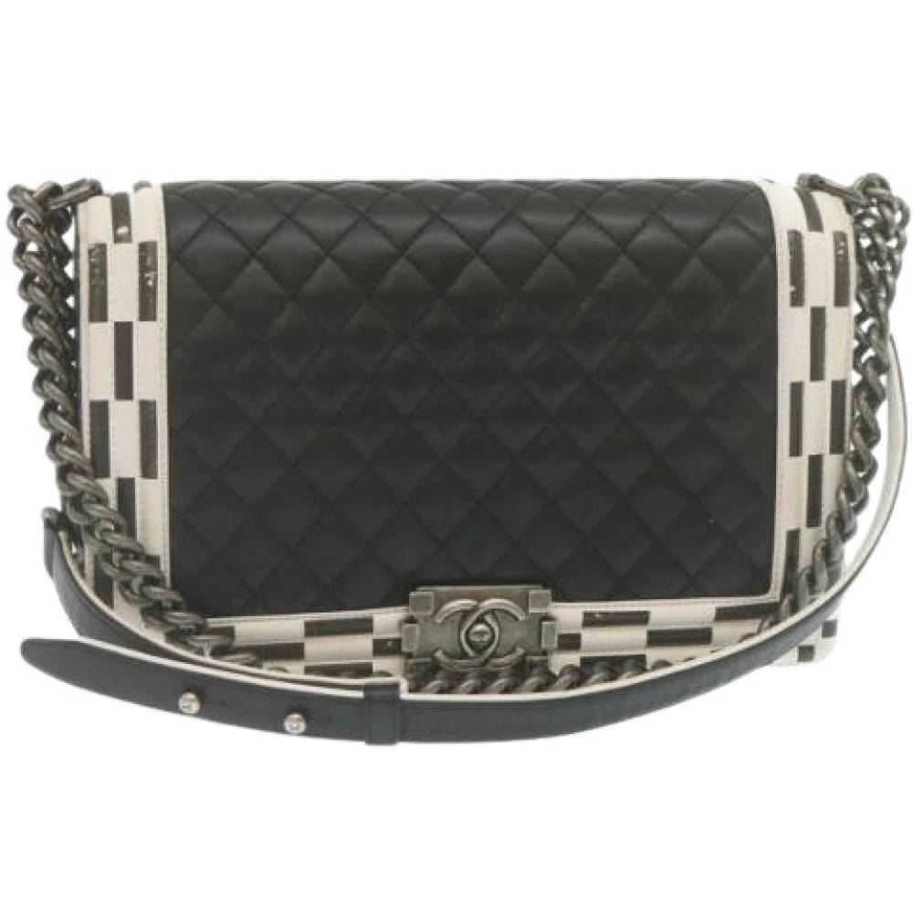 Chanel Vintage Pre-owned Vintage Skuldertaske - Vintage - Dame - Sort - ONE SIZE - Uld