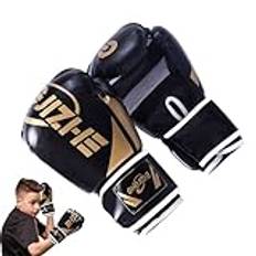 Muay Thai handskar - Stötdämpande MMA-handskar,MMA-handskar för kampsportsboxningsträning, boxningssäck Taekwondo karatehandskar, 6/8 Oz