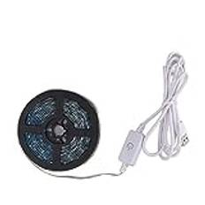 LED Strip Light, Utomhus Vattentät Klippbar USB LED Strip Light Dimbar Touch Switch