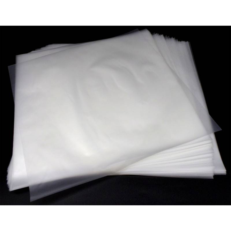 100 Docsmagic.de Inner Sleeves for 12" 33rpm Vinyl Records Clear 2...
