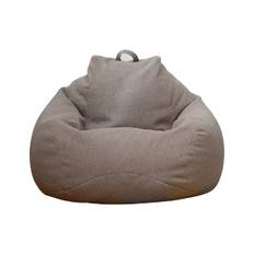 Indendørs/Udendørs Voksen Beanbag Spilstol Ekstra Stor Beanbag Betræk Brun 500g