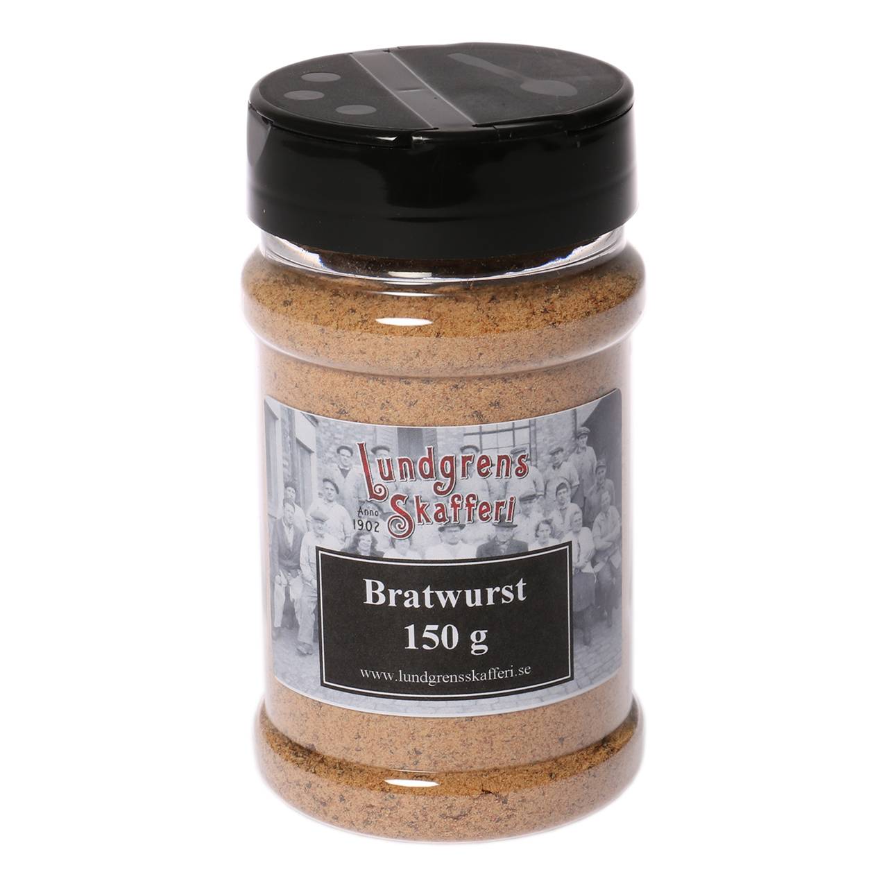 Bratwurst kryddblandning Burk med 150 g