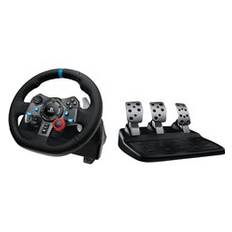 Logitech G29 Driving Force Sort - Rat og pedaler