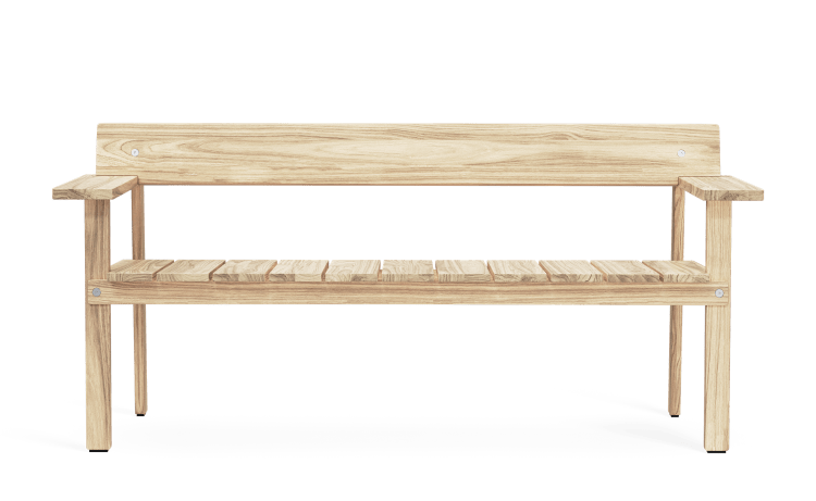 GL101 | Timbur Outdoor Bench FSC™-certifierad teak, obehandlad