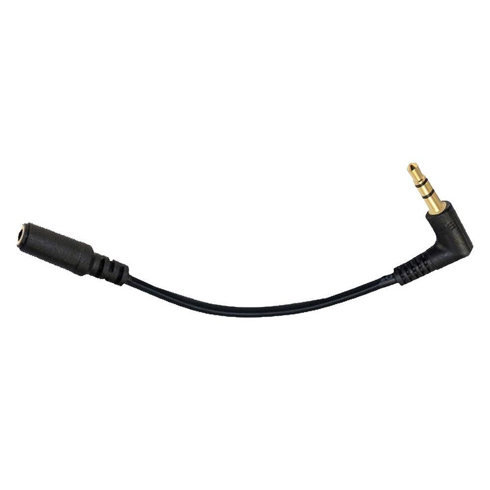 Vinklad TRS till TRS 3.5mm adapter 13cm