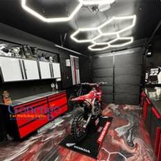 best selling Aluminum led workshop light High Lumen garage hexagon lighting high brightness detailing lamp