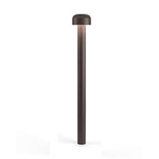 Bellhop Bollard H850 udendørs gulvlampe, brun