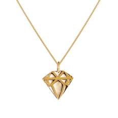 Emma Israelsson 18K Gold Diamond Pendant Neck042