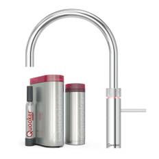 Quooker Fusion Round 5 i 1 køkkenarmatur, Pro3B & Cube, krom