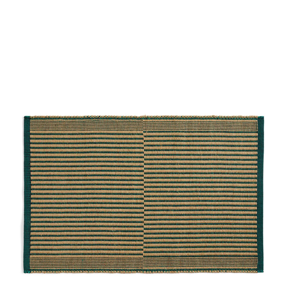 HAY Tapis Mat - 60x95cm - Black And Green