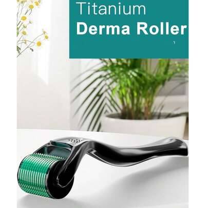 540 Titanium Microneedle Roller | Microneedle Roller för hår, ansikte och hudvård för Minoxidil, skönhet, hudvårdsprodukter, egenvård, hudvårdsverktyg - Multifärgad (0,25 mm,0,75 mm,0,5 mm,1,0 mm,0,2 mm,0,3 mm)