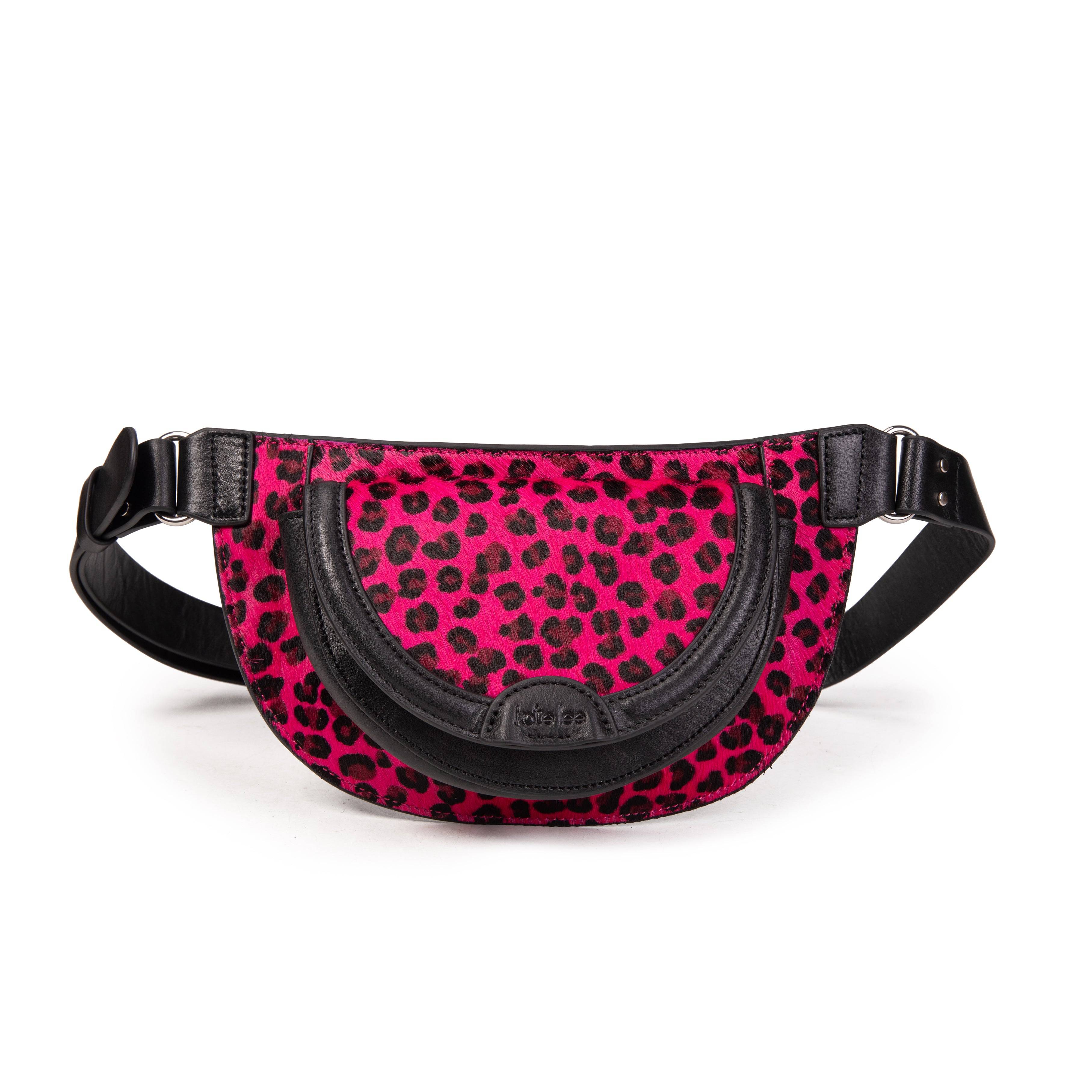 BUM BAG ULLY - fuchsia leopard print - Fuchsia / Cowhide