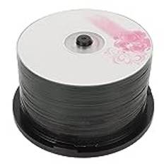 CD R Tomma Skivor, CD R 700MB 52X White Inkjet Hub Utskrivbara Inspelningsbara Media, CD R-logotyp Top Tom Data Inspelningsbar Mediaskiva, Tom Media Inspelningsbar Filmdataskiva