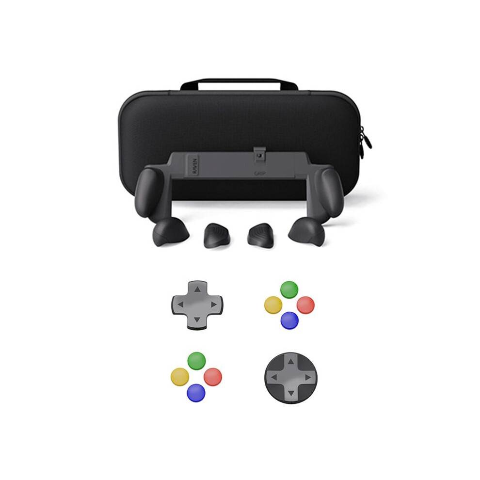 For 2 NSW2 Game Console Neo Grip + D-Pad Button Cap with Replaceable Ergonomic Grip Protective Case