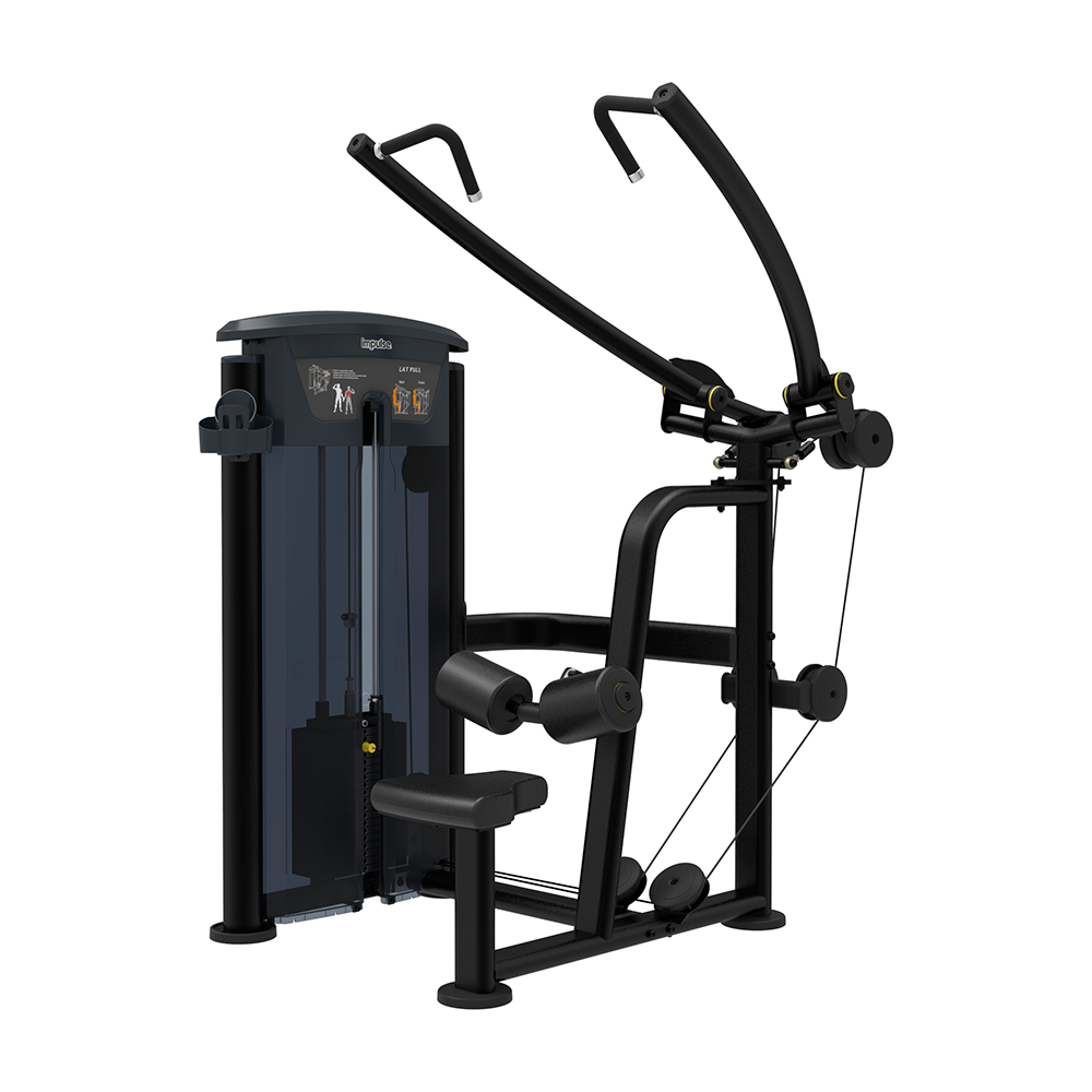Impulse IT95 Lat Pulldown, Sort.