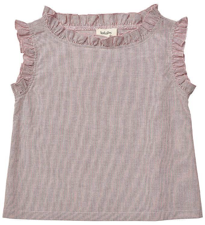 Lalalby Top - Rosie - Berry Stripe - Lalaby - 2 år (92) - Tanktop