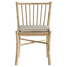 BAMBOO DINING CHAIR | SAND CUSHION