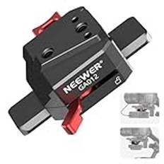 NEEWER Mini V-monterad batteriplatta med NATO-skena för justerbar gimbalbalans kompatibel med DJI RS3 Pro RS2 RSC2, snabbkoppling för V-lås/NP-F-batteri kompatibelt med SmallRig NEEWER PS099E, GA012