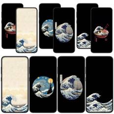 for Samsung Galaxy S24 S23 iPhone 16 15 14 Xiaomi Redmi Note 13 12 11 Pro Max X 8 9 10 XR OPPO A15 Huawei Phone Case The Great Wave of Kanagawa Cover for iPhone 12 Pro aero