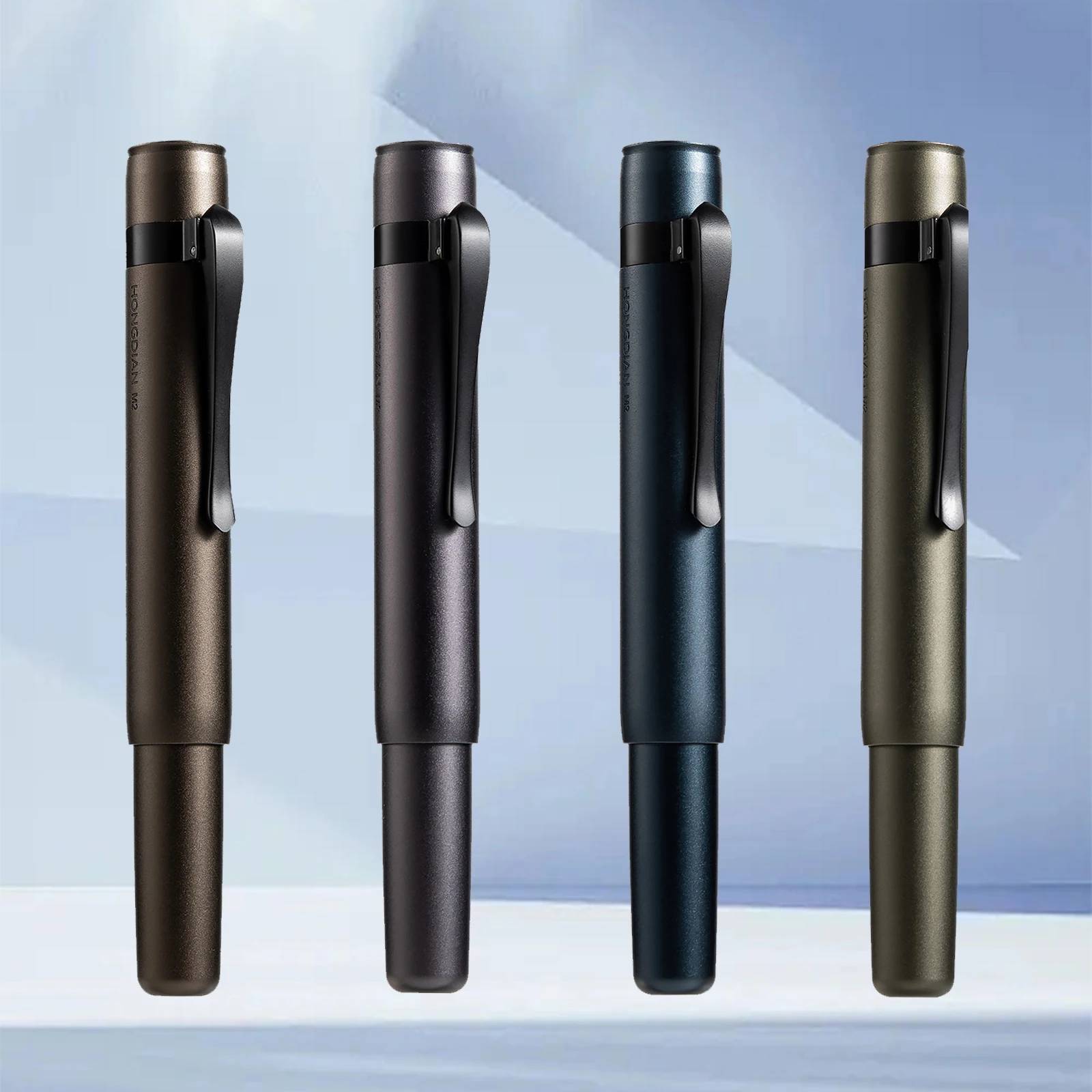 Hongdian M2 Fountain Pen Mini Black Forest Metaverse Design EF F Nib School Office Supplies Writing Stationery High Quality Gift