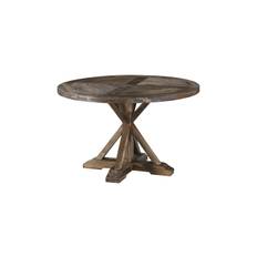 Matbord Yorkshire 120 cm Runt - Natur & köksbord Brun Bloomington