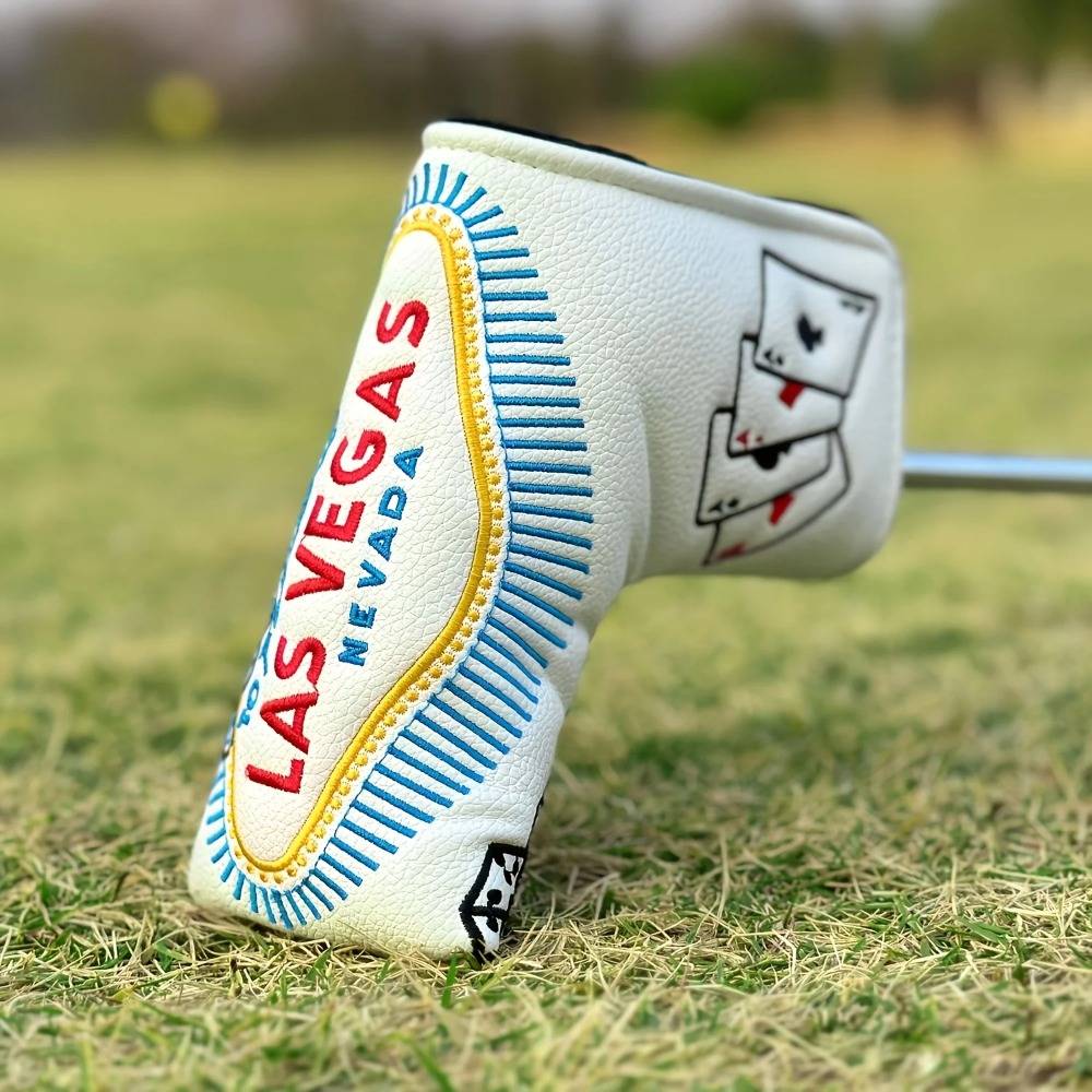 1pc Golf Push Rod Cover | Dice Design Style, Fashionable Club Protection Cover, Suitable for Outdoor Enthusiasts, Durable