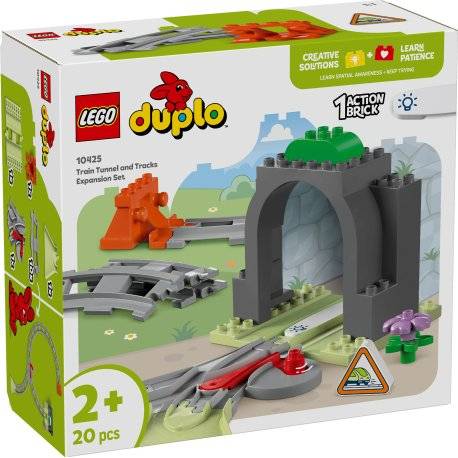 LEGO DUPLO Tog Tunnel og Skinnesæt - 20 Dele "2+år"