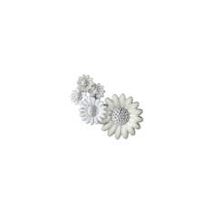 Daisy medium ear cuff i sterling sølv belagt med rhodium fra Georg Jensen