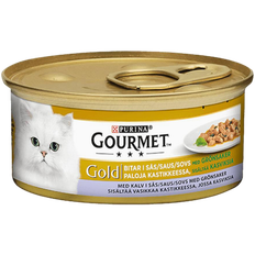 Purina Gourmet Gold Kalv & Grönsaker i sås 12 x 85 g