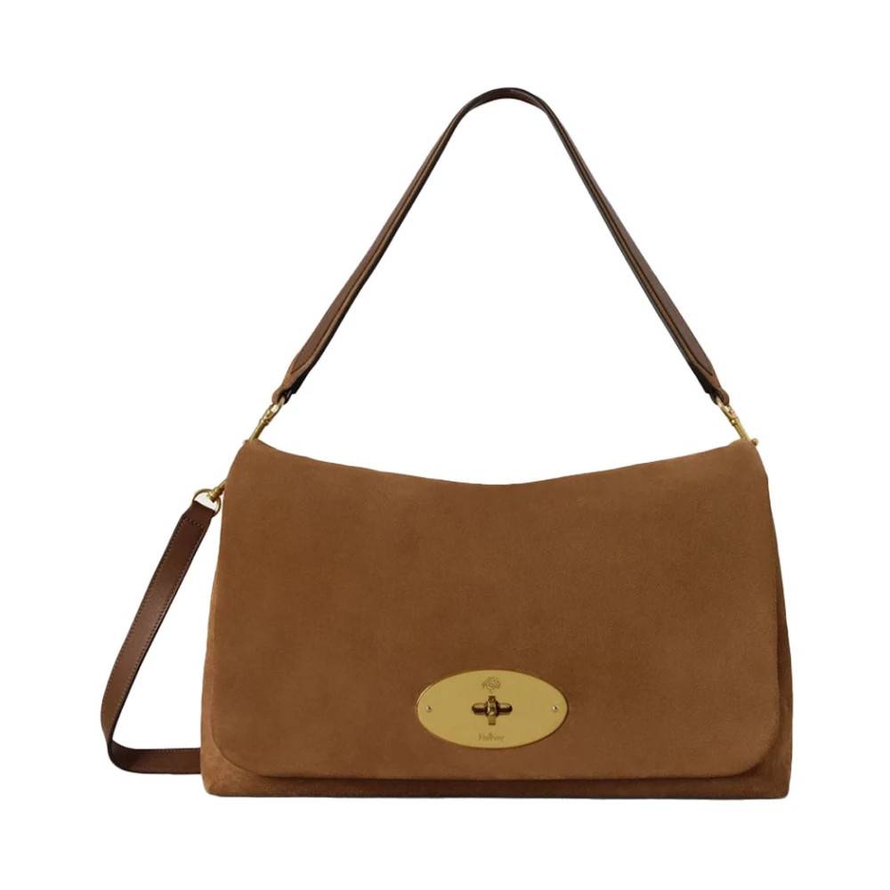 Mulberry Large Delilah Flap Bag - Tasker - Dame - Brun - ONE SIZE - Uld