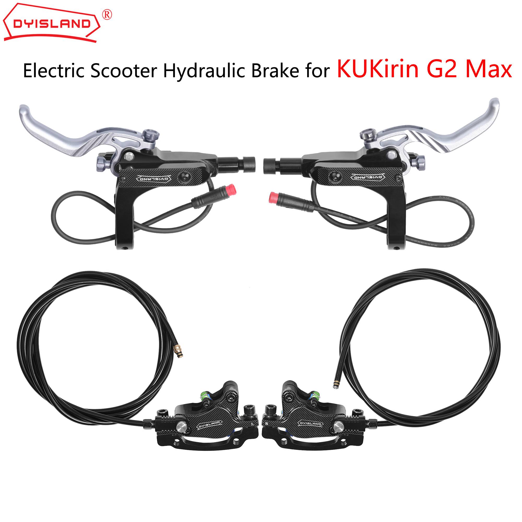 Electric Scooter Hydraulic Disc Brake for KUKirin G2 Master G2 Max 2-Pin Power Off Electric Scooter Brake