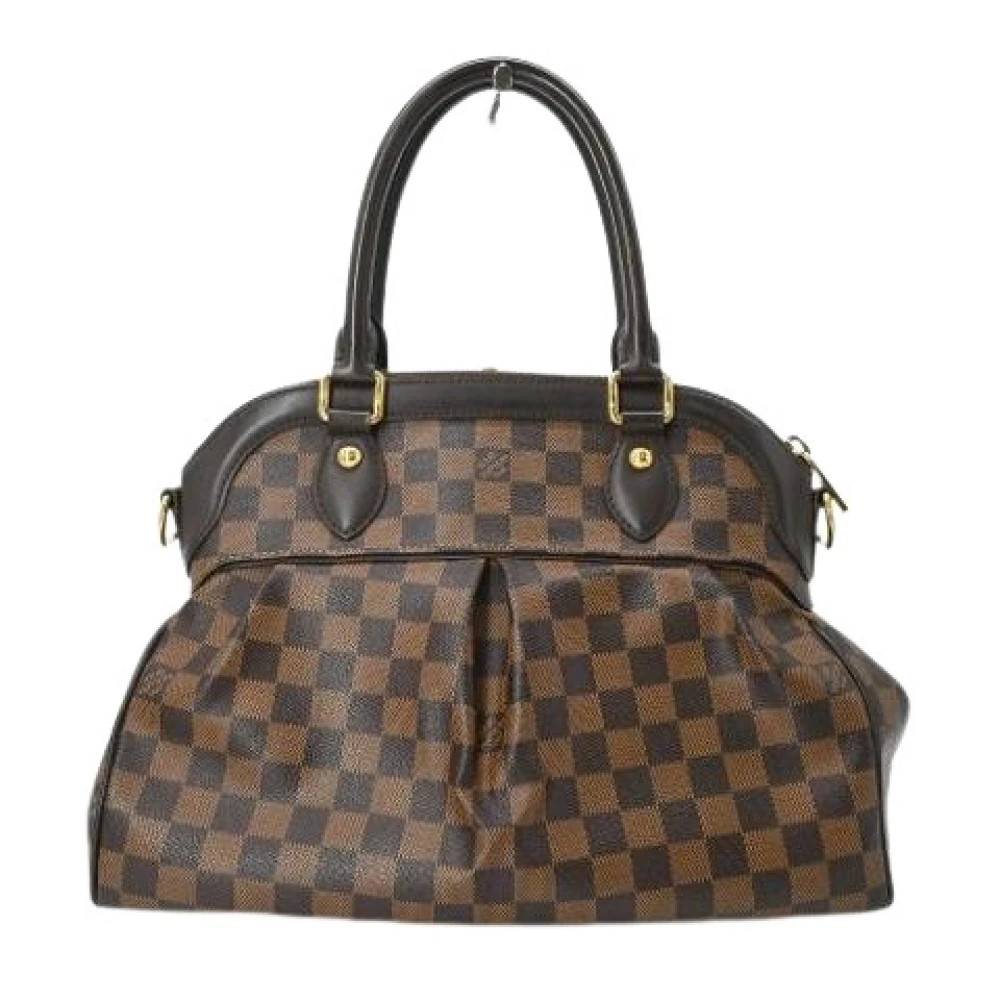 Louis Vuitton Vintage Pre-owned Håndtaske - Vintage - Dame - Brun - ONE SIZE - Uld