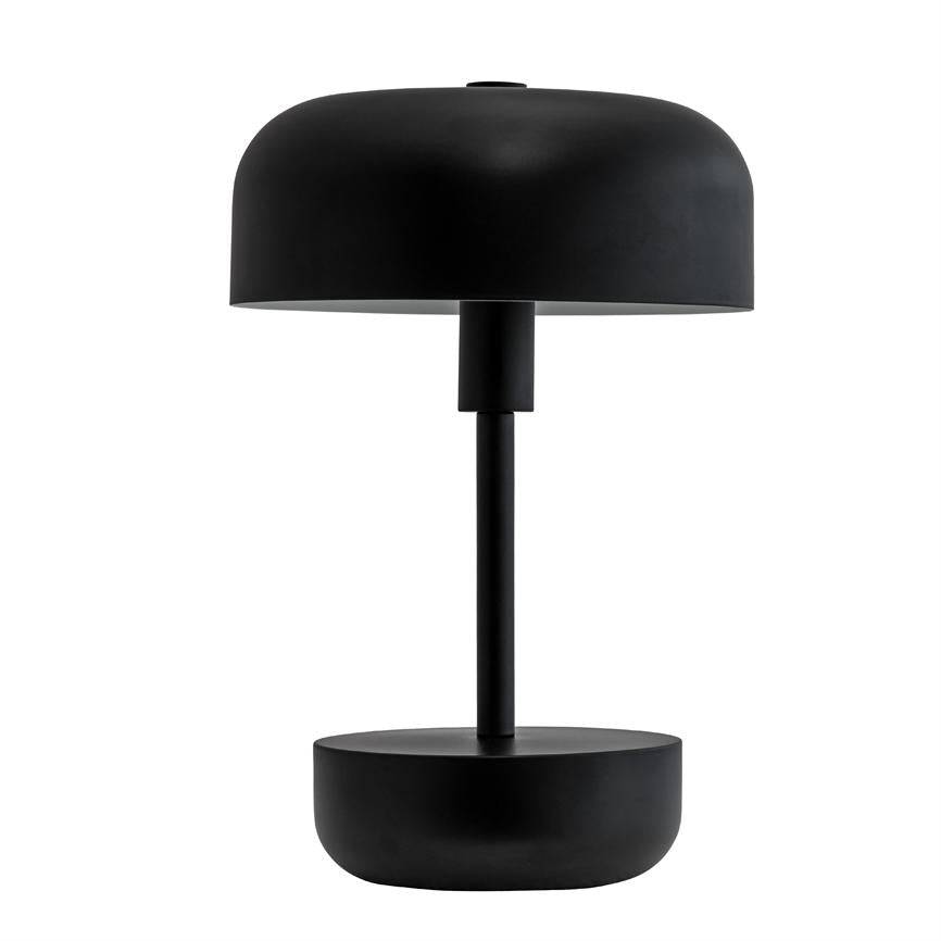 Haipot LED Genopladelig Bordlampe - Sort