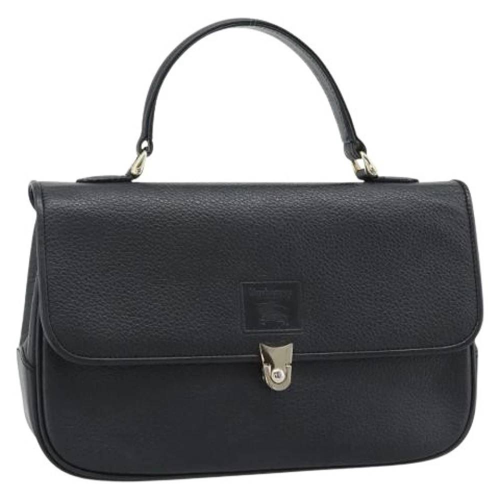 Burberry Vintage Pre-owned Laeder hndtasker - Vintage - Dame - Sort - ONE SIZE -