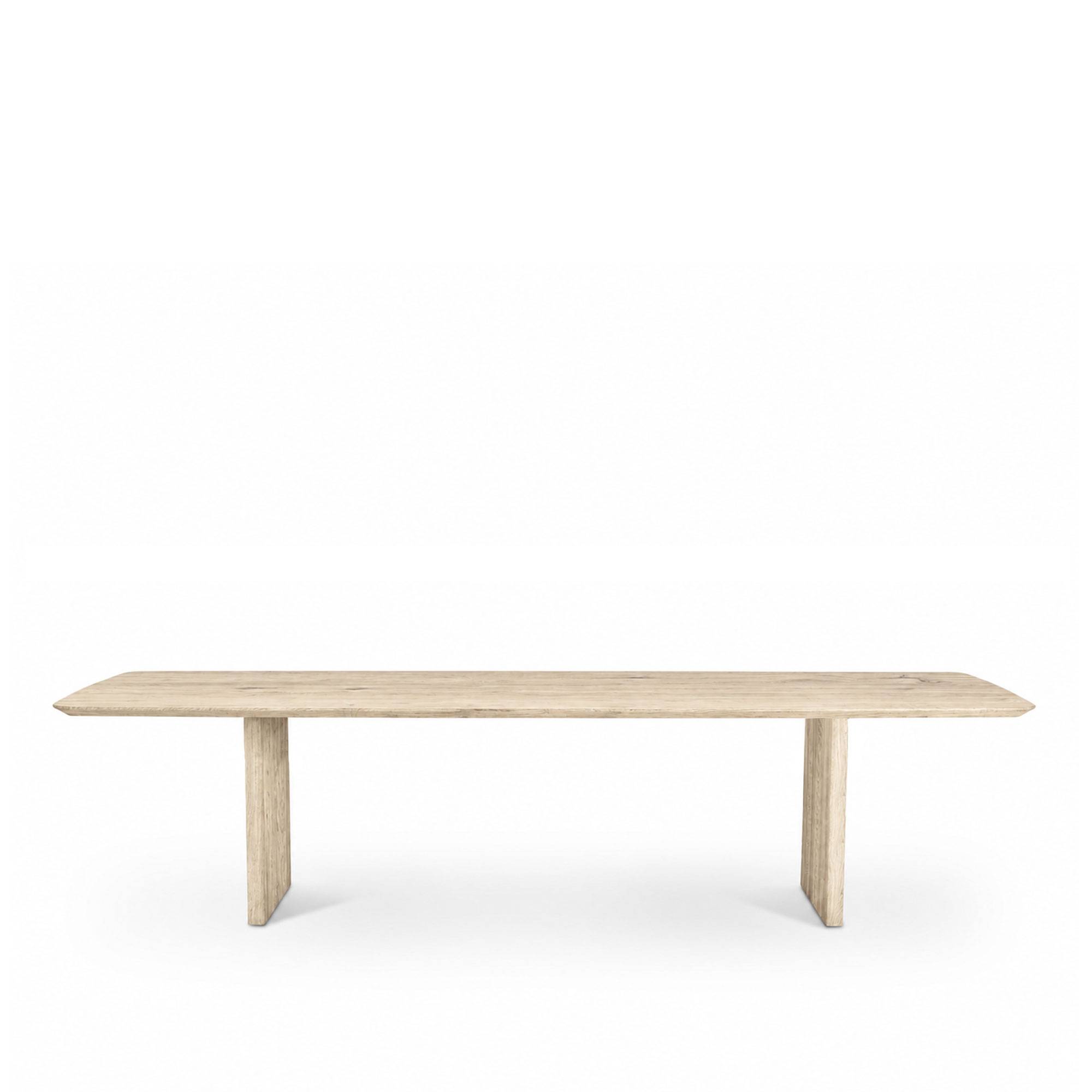 Dk3 - Ten Table 370 x 105 Wild Oak Whiteoil - Matbord - Christian Troels,Jacob Plejdrup - Träfärgad - Trä