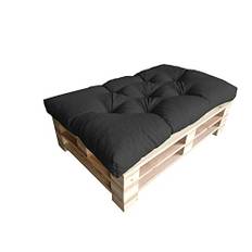 Chilly Pilley Pallkudde Skumflingor Pallkudde Pallkudde Pallmöbel Pall Soffa Ryggstöd Sittdyna Sidodyna Set (Sittdyna 120 X 60 Svart)