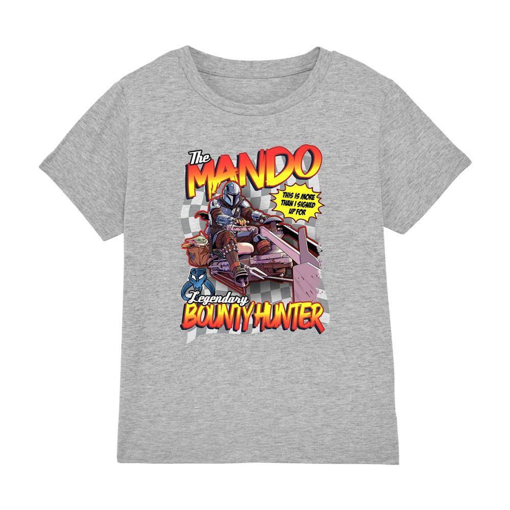 Star Wars The Mandalorian Childrens/Kids Bounty Hunters Speed Bike T-Shirt 12-13