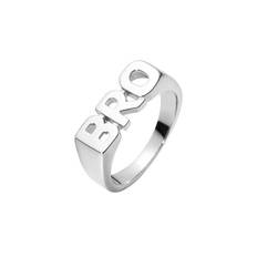 Maria Black 'BRO' ring sølv (str. 48)