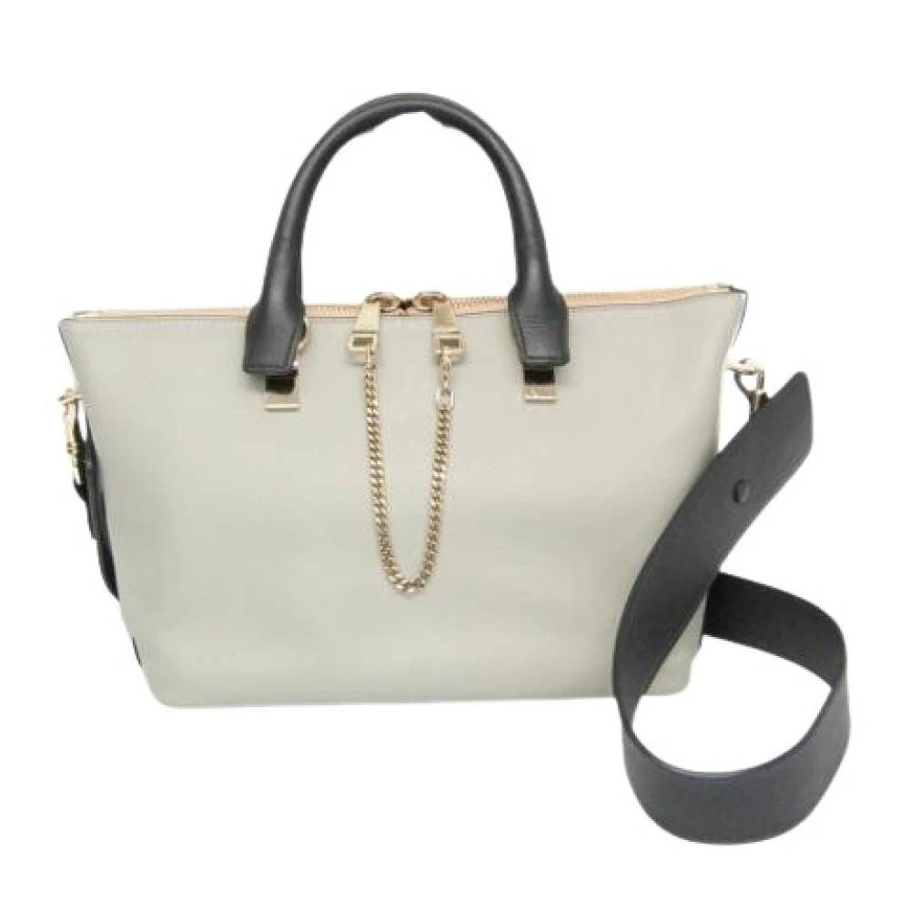 Chloé Pre-owned Pre-owned Baylee Handbag - Vintage - Dame - Grå - ONE SIZE - Uld