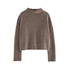 Filippa K Mika Yak Funnelneck Sweater Stickat Dam Beige M