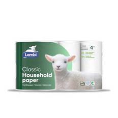 Køkkenrulle Lambi 2-lags 12,33m 5x4rul/kar 143344